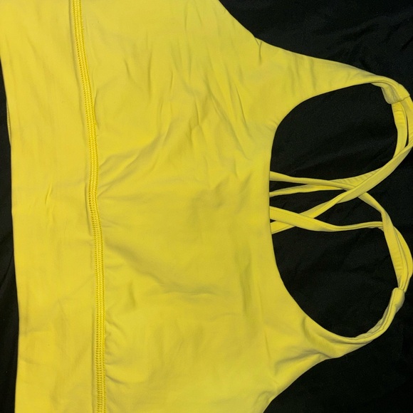 lululemon Yellow Women's sports bra - Picture 1 of 2